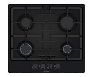 Варильна поверхня Bosch газова, 60см, чавун, чорний BOSCH  PGP6B6K90R