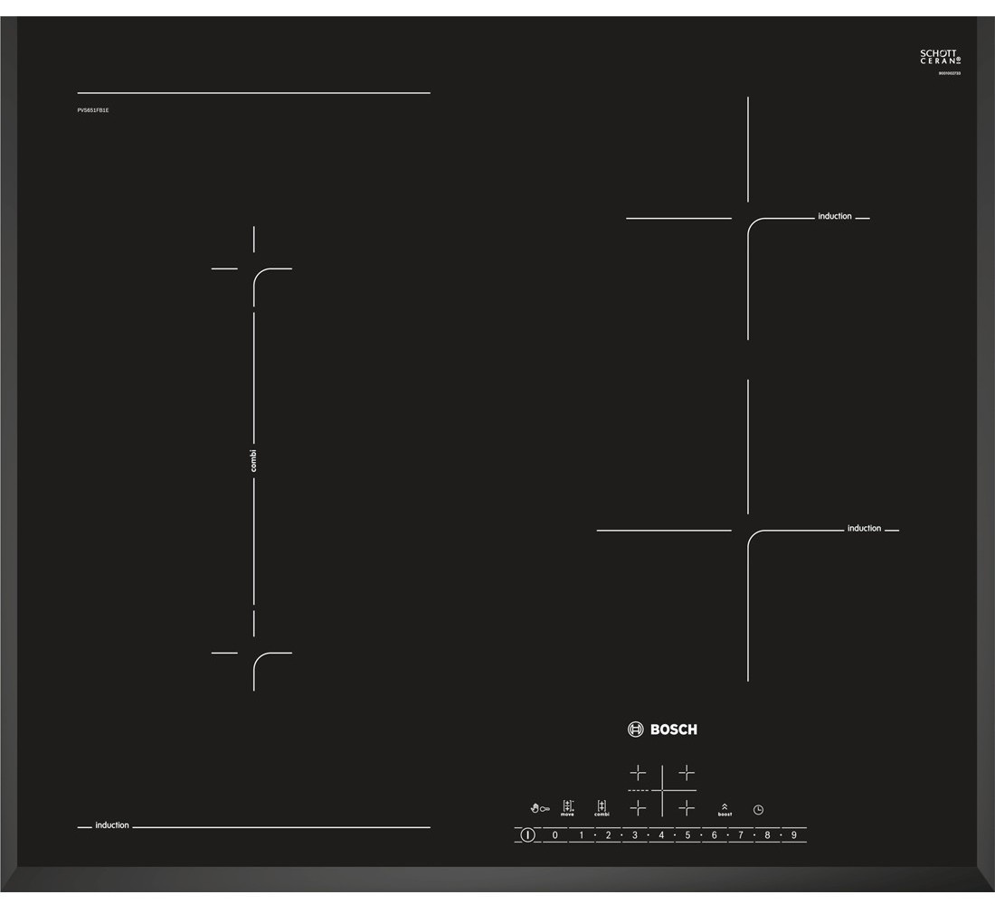 Індукційна варильна поверхня BOSCH  PVS651FB1EEU PVS651FB1EEU