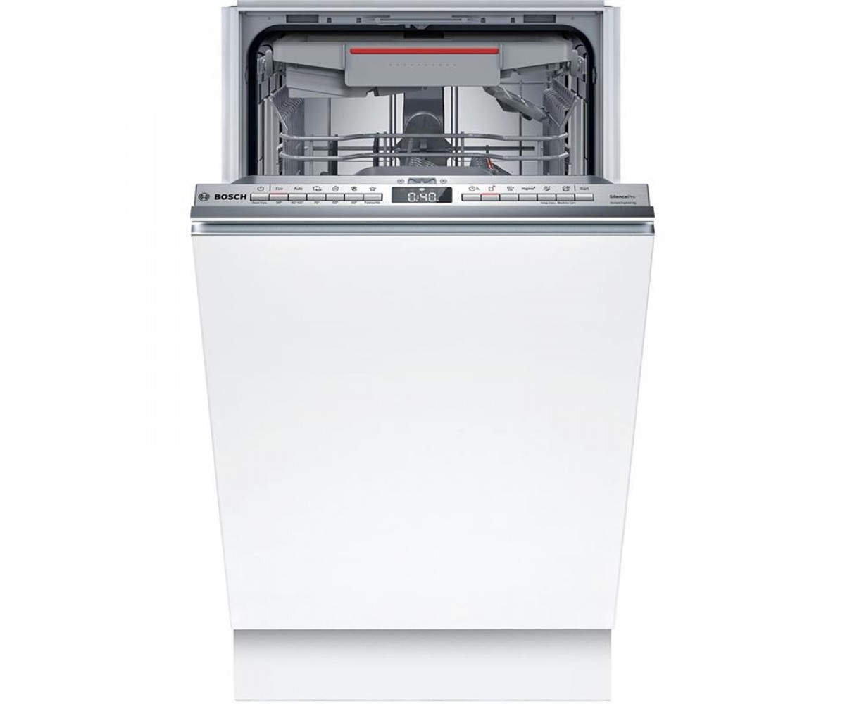 Посудомийна машина Bosch вбудована, 10компл., A+, 45см, дисплей, 3й кошик, білий BOSCH  SPV6EMX65Q SPV6EMX65Q