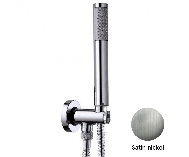 C12001C00094004 ZEN  Душовий набір, душовий комплект зі шлангом 1500мм, BRUSHED Nickel (1 сорт) BOSSINI  C12001C00094004 C12001C00094004