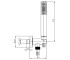 C12001C00094004 ZEN душовий набір, душовий комплект зі шлангом 1500мм, BRUSHED Nickel (1 сорт)  C12001C00094004:Фото 2
