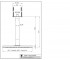 Верхний душ  DREAM RECTANGULAR H35369:Чертеж 
