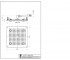 Душевая головка  DREAM CUBE LIGHT H37375:Чертеж 