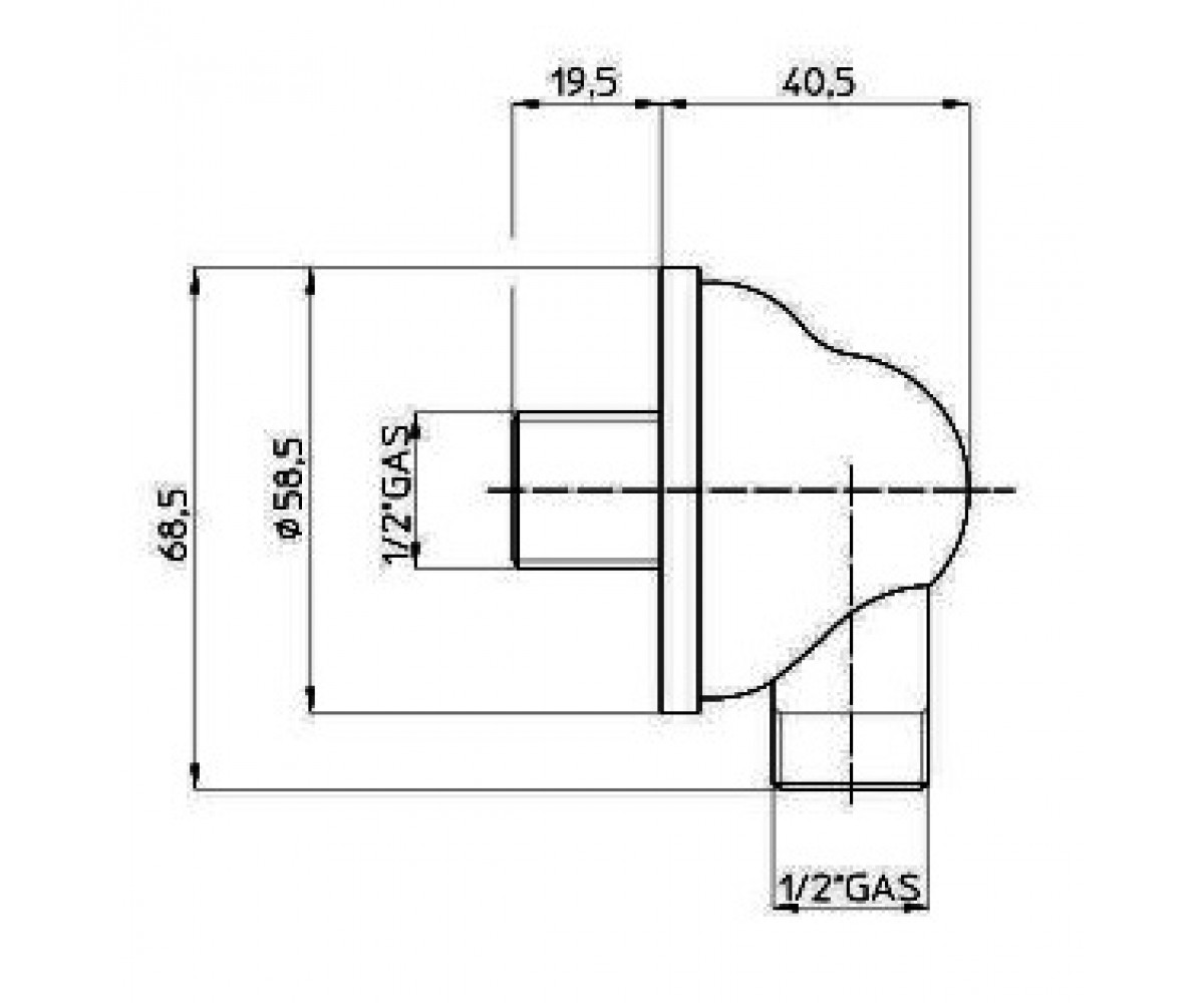 Подключение шланга  BOS V000140022031:Чертеж 