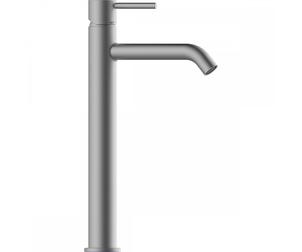 Z00703000094005 TEO-T (TALL) Змішувач для раковини з донним клапаном, SATIN NICKEL (1 сорт) BOSSINI  Z00703000094005 Z00703000094005