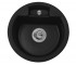 Кругла раковина 48 см BRETTA GRANIT ALASKA BLACK ALASKA BLACK