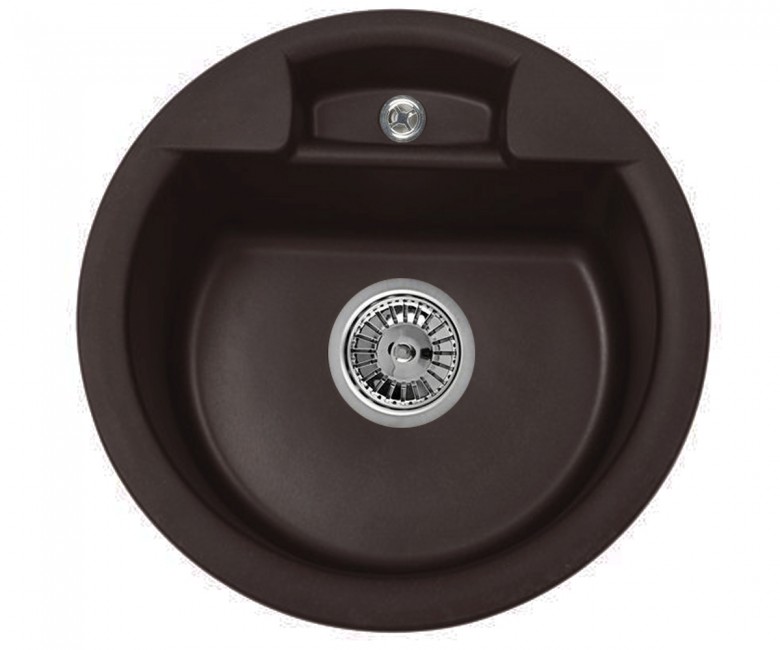 Мойка круглая 48 см BRETTA GRANIT ALASKA ALASKA BROWN ALASKA BROWN