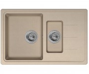 Раковина з полуторною чашею BRETTA GRANIT ARMONIA ARMONIA BEIGE