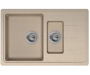 Раковина з полуторною чашею BRETTA GRANIT ARMONIA ARMONIA BEIGE
