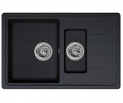 Мойка на полторы чаши BRETTA GRANIT ARMONIA ARMONIA BLACK