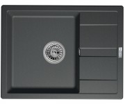 Мийка з крилом 65 см BRETTA GRANIT  CLASSIC GRAFIT