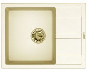 Мийка з крилом 65 см BRETTA GRANIT  CLASSIC IVORY