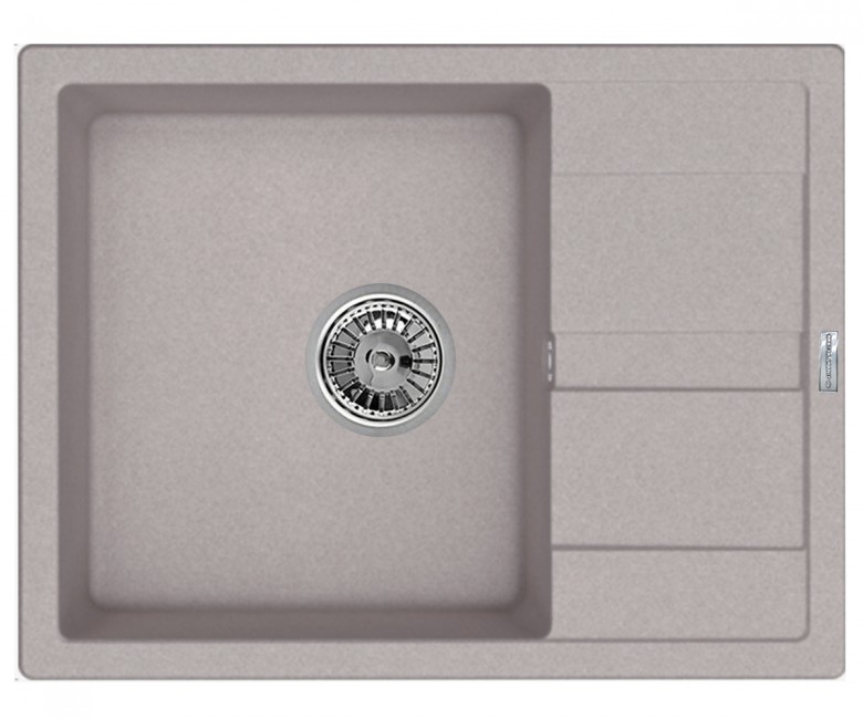 Раковина з крилом 65 см BRETTA GRANIT CLASSIC CLASSIC SANDY CLASSIC SANDY