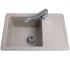 Раковина з крилом 62 см BRETTA GRANIT  COMPACT BEIGE COMPACT BEIGE