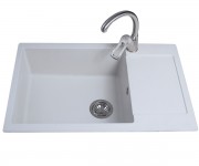 Накладна мийка BRETTA GRANIT  CORUM PEARL