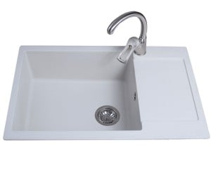 Накладна мийка BRETTA GRANIT  CORUM PEARL