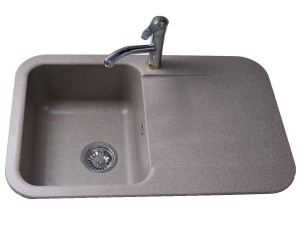 Гранітна раковина BRETTA GRANIT  CRYSTAL MOKKO