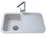 Гранитная мойка BRETTA GRANIT  CRYSTAL PEARL