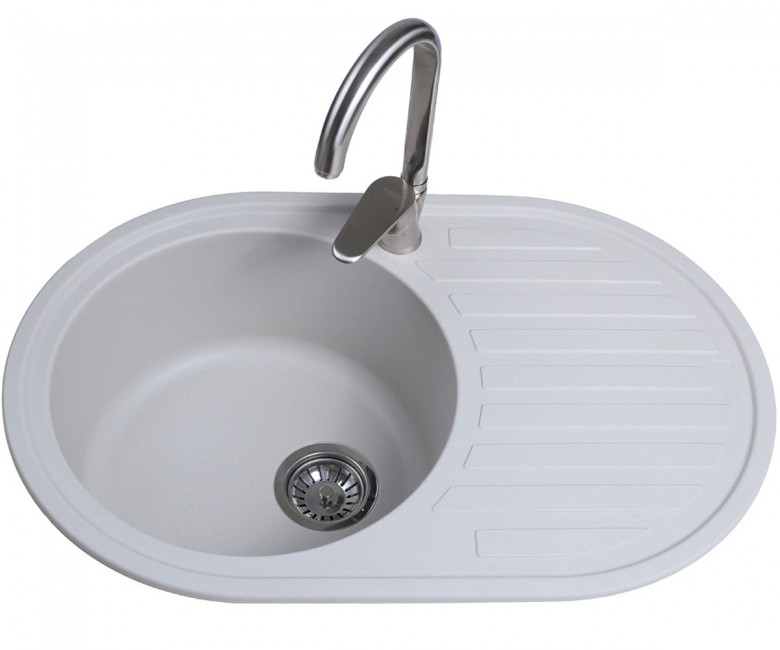 Мийка овальна 77 см BRETTA GRANIT ELIT PEARL ELIT PEARL