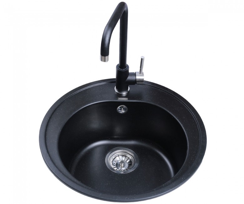 Мойка на столешницу BRETTA GRANIT  GENOVA BLACK GENOVA BLACK