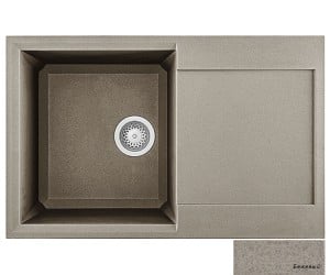 Мийка з крилом BRETTA GRANIT  METRA BEIGE