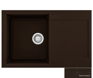 Мийка гранітна BRETTA GRANIT  METRA BROWN
