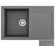 Гранітна мийка BRETTA GRANIT  METRA GRAY STONE