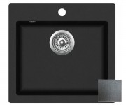 Кухонна мийка BRETTA GRANIT  NEW YORK GRAY METAL