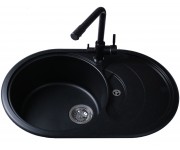 Мийка з крилом BRETTA GRANIT  PANAMERA BLACK