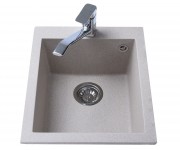 Прямокутна раковина 41 см BRETTA GRANIT QUADRO BEIGE