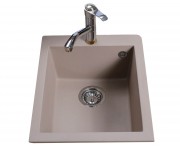 Прямокутна раковина 41 см BRETTA GRANIT QUADRO CARAMEL