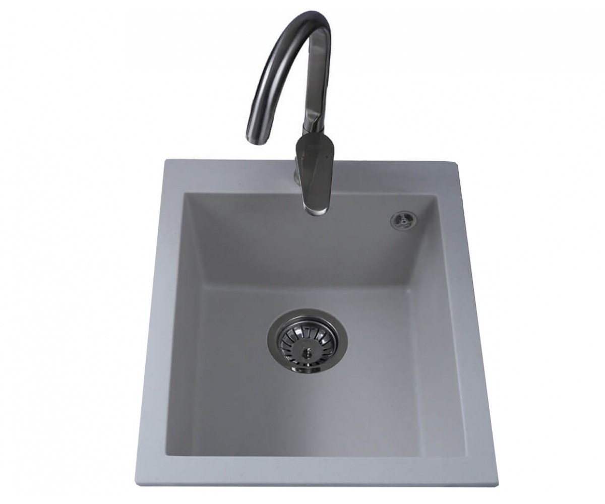 Прямокутна раковина 41 см BRETTA GRANIT QUADRO PEARL QUADRO PEARL
