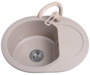 Мойка овальная 60 см BRETTA GRANIT ROUND ROUND CARAMEL