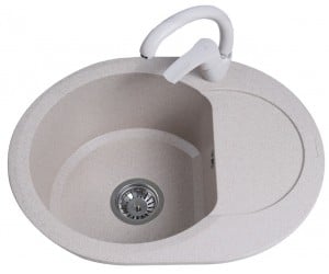 Мийка овальна 60 см BRETTA GRANIT ROUND ROUND MINDAL