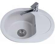 Мийка овальна 60 см BRETTA GRANIT ROUND ROUND PEARL