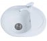 Мийка овальна 60 см BRETTA GRANIT ROUND WHITE ROUND WHITE