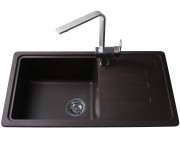 Прямокутна мийка BRETTA GRANIT  TELMA BROWN