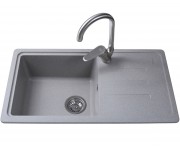 Гранитная мойка BRETTA GRANIT  TELMA GRAY STONE