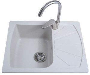 Гранітна мийка BRETTA GRANIT  TERA PEARL