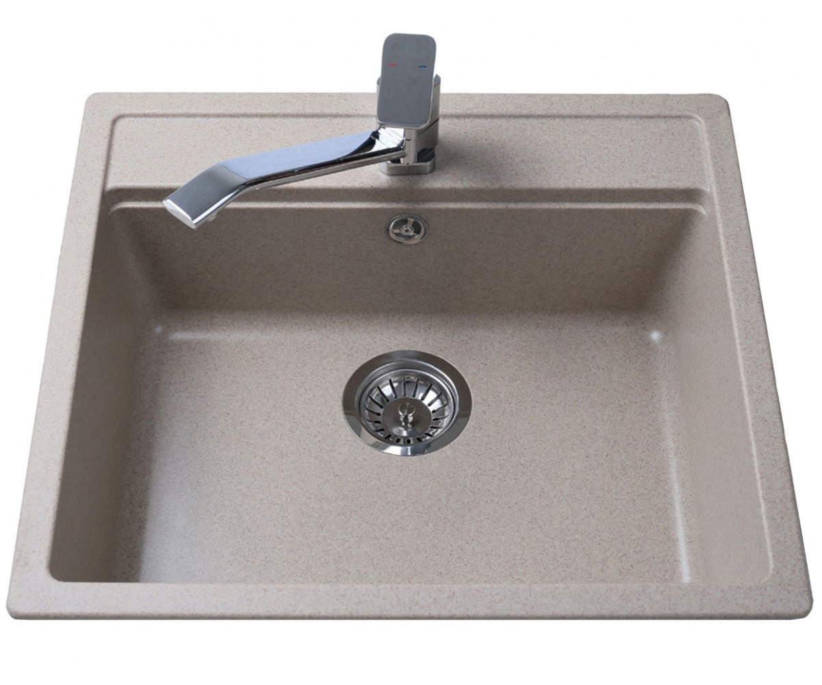 Прямокутна мийка BRETTA GRANIT UNIVERSAL UNIVERSAL BEIGE UNIVERSAL BEIGE