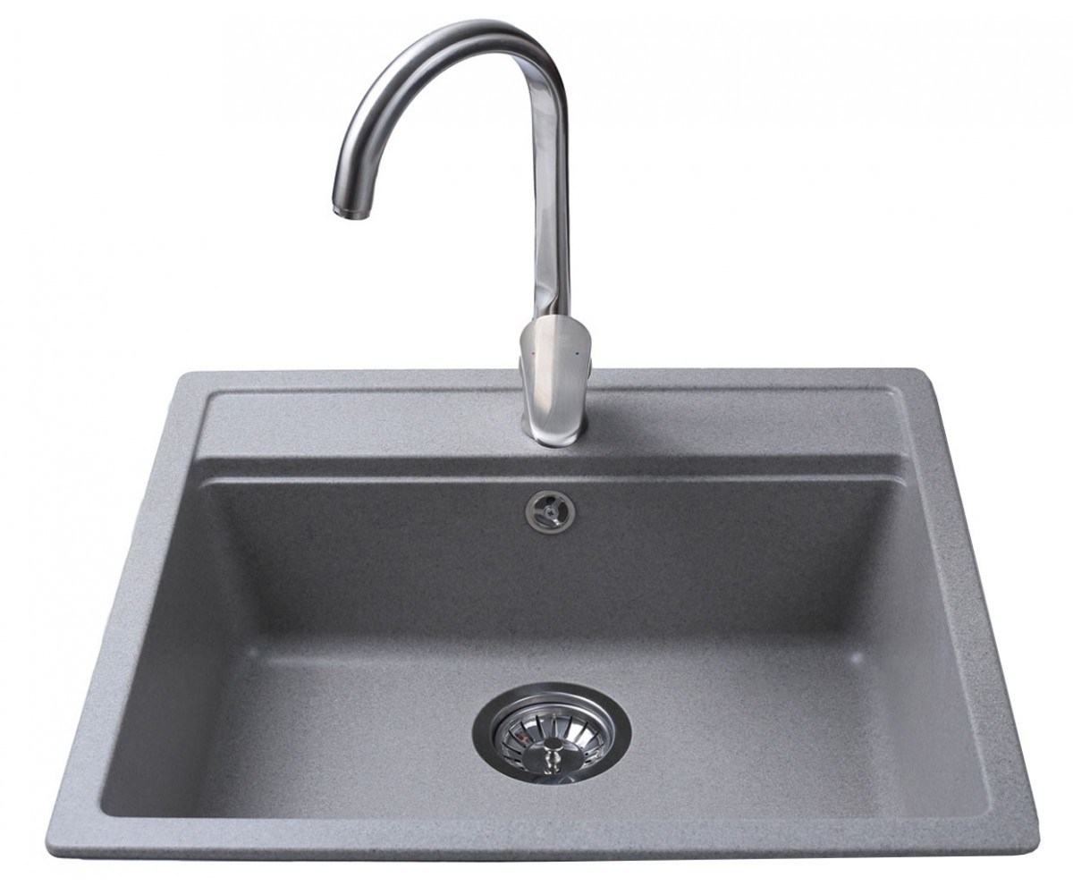 Прямокутна мийка BRETTA GRANIT UNIVERSAL GRAY STONE UNIVERSAL GRAY STONE