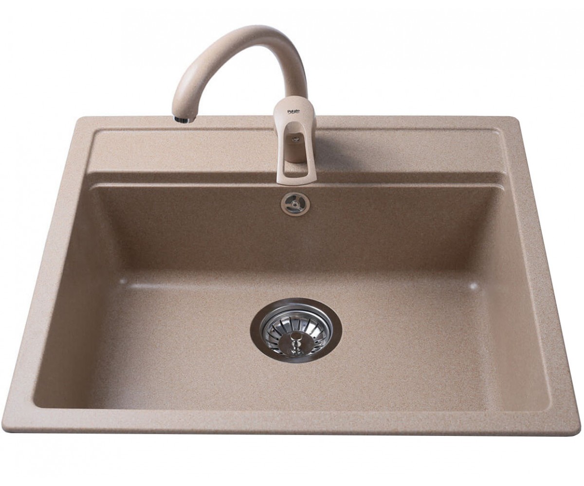 Прямокутна мийка BRETTA GRANIT UNIVERSAL UNIVERSAL SAHARA UNIVERSAL SAHARA