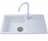 Мийка з крилом 78 см BRETTA GRANIT  VERONA WHITE VERONA WHITE