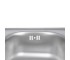 Кухонная мойка Brinex 3838 0,6 мм Satin (BRIN3835SAT06) BRINEX BRIN3835SAT06:Фото 3