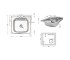 Кухонная мойка Brinex 5050 0,6 мм Satin (BRIN5050SAT06) BRINEX BRIN5050SAT06:Чертеж 