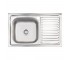 Кухонна мийка Brinex 5080-L 0,8 мм Satin (BRIN5080LSAT06) BRINEX  BRIN5080LSAT06 BRIN5080LSAT06