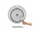 Кухонная мойка Brinex 510-D 0,8 мм Micro Decor (BRIN510MDEC08) BRINEX BRIN510MDEC08:Фото 5