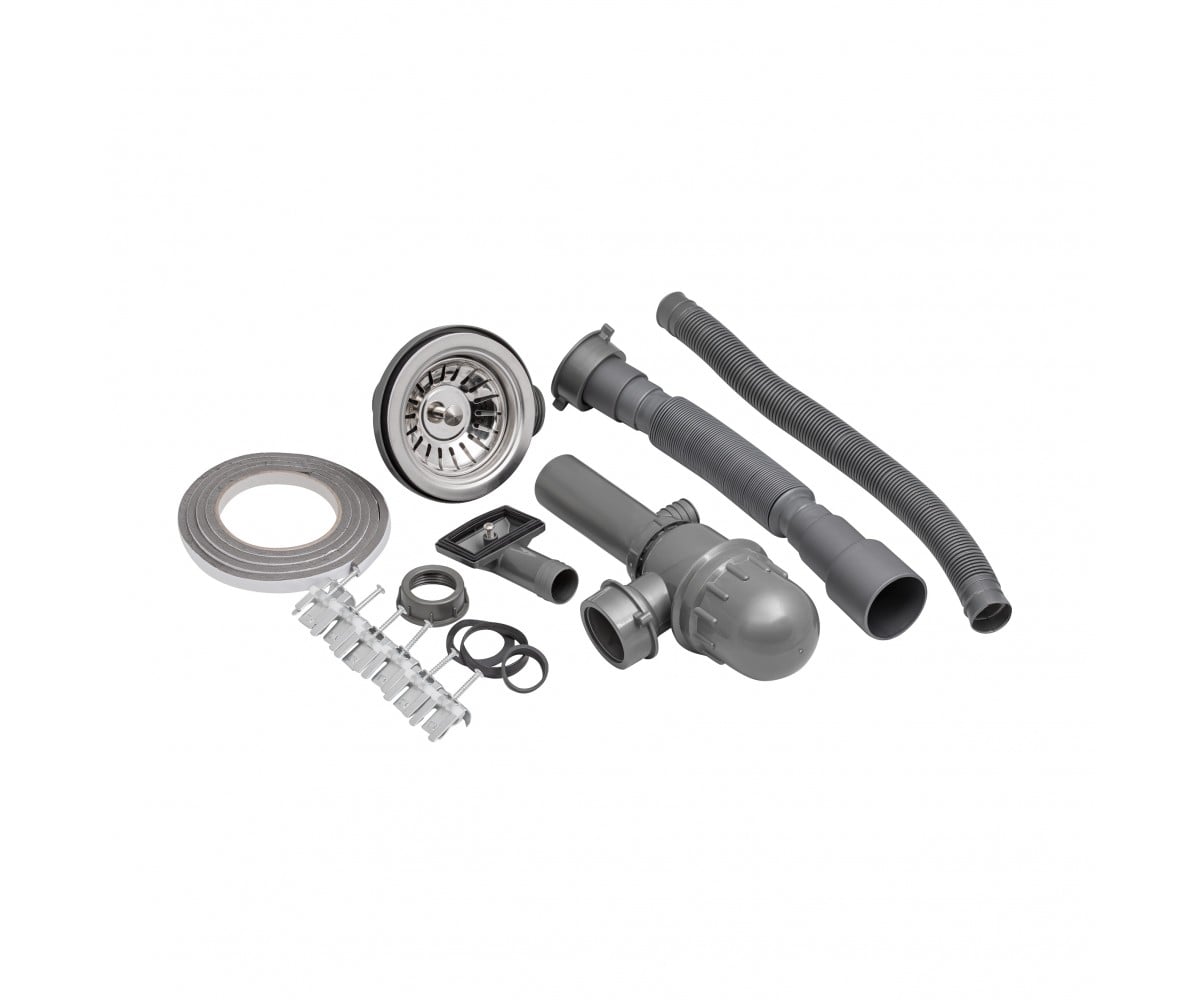 Кухонная мойка Brinex 510-D 0,8 мм Satin (BRIN510SAT08) BRINEX BRIN510SAT08:Фото 2