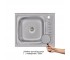 Кухонная мойка Brinex 6050-L 0,6 мм Satin (BRIN6050LSAT06) BRINEX BRIN6050LSAT06:Фото 3