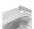 Кухонная мойка Brinex 6050-L 0,6 мм Satin (BRIN6050LSAT06) BRINEX BRIN6050LSAT06:Фото 6
